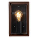 COZETTE - Wandlamp Binnen/Buiten - 1xE27 - IP65 - Roest bruin | Essential COZETTE - Wandlamp Binnen/Buiten - 1xE27 - IP65 - Roest bruin | Essential