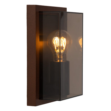 COZETTE - Wandlamp Binnen/Buiten - 1xE27 - IP65 - Roest bruin | Essential COZETTE - Wandlamp Binnen/Buiten - 1xE27 - IP65 - Roest bruin | Essential