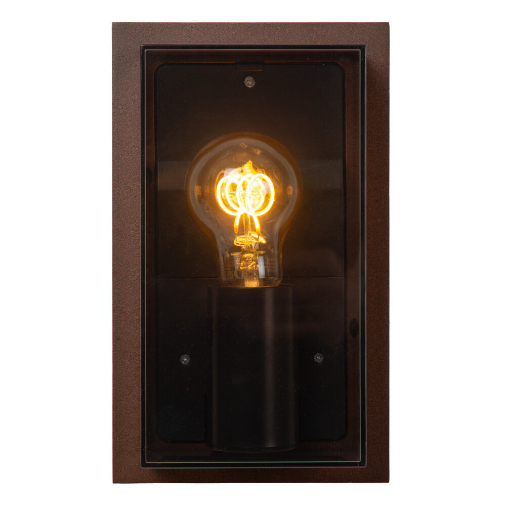 COZETTE - Wandlamp Binnen/Buiten - 1xE27 - IP65 - Roest bruin | Essential COZETTE - Wandlamp Binnen/Buiten - 1xE27 - IP65 - Roest bruin | Essential