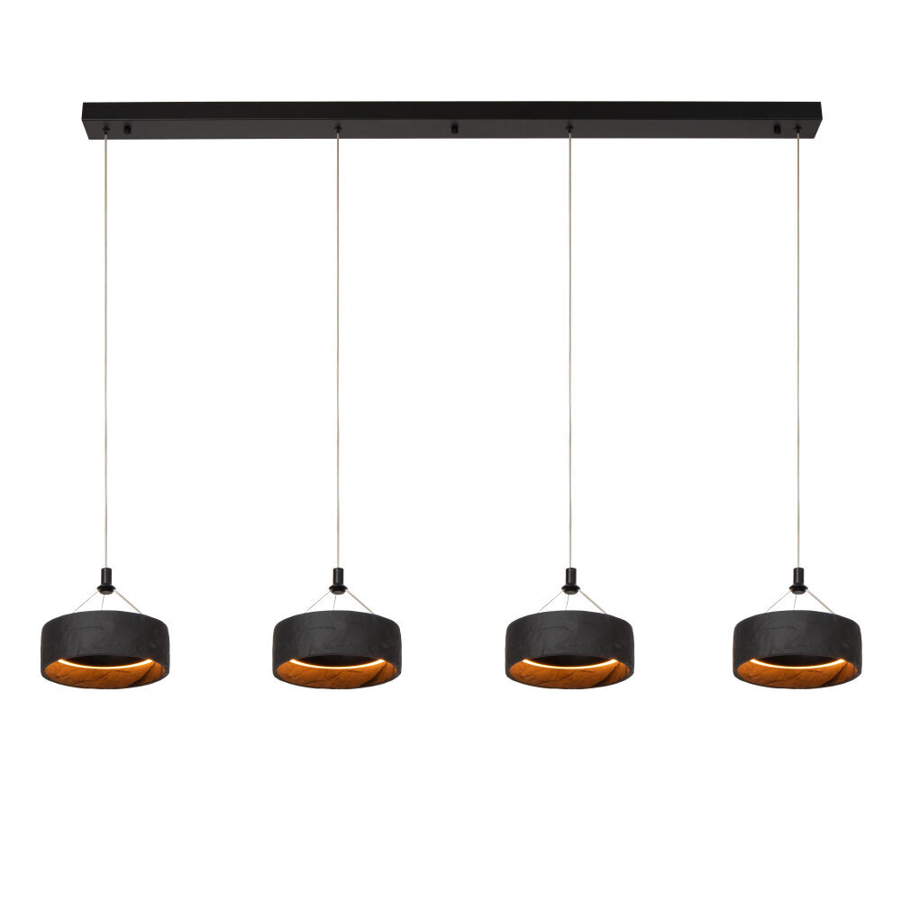 ADELANTE - Hanglamp - LED Dimb. - CCT - 4x10W 2200K/3300K - Zwart | Premium ADELANTE - Hanglamp - LED Dimb. - CCT - 4x10W 2200K/3300K - Zwart | Premium