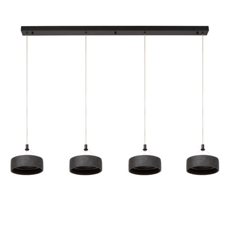ADELANTE - Hanglamp - LED Dimb. - CCT - 4x10W 2200K/3300K - Zwart | Premium ADELANTE - Hanglamp - LED Dimb. - CCT - 4x10W 2200K/3300K - Zwart | Premium