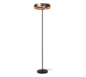 LEONARD - Vloerlamp - Ø 40 cm - LED - CCT - 1x20W 2700K/4000K - Koffie | Vibes LEONARD - Vloerlamp - Ø 40 cm - LED - CCT - 1x20W 2700K/4000K - Koffie | Vibes