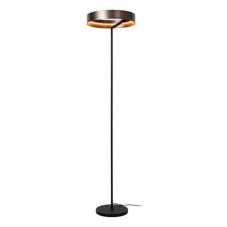 LEONARD - Vloerlamp - Ø 40 cm - LED - CCT - 1x20W 2700K/4000K - Koffie | Vibes LEONARD - Vloerlamp - Ø 40 cm - LED - CCT - 1x20W 2700K/4000K - Koffie | Vibes