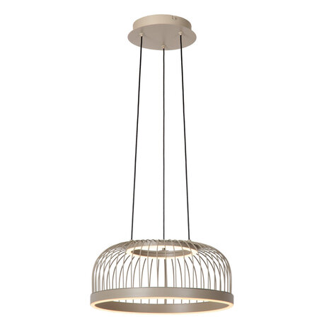 RIXANNE - Hängeleuchte - Ø 40 cm - LED 3 StepDim - CCT - Taupe | Vibes