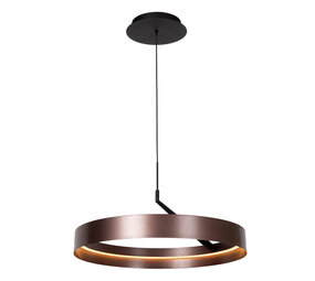 Lucide LEONARD - Hängelampe - Ø 55 cm - LED 3 StepDim - CCT - 1x36W 2200K/4000K - Kaffee | Vibes Lucide LEONARD - Hängelampe - Ø 55 cm - LED 3 StepDim - CCT - 1x36W 2200K/4000K - Kaffee | Vibes