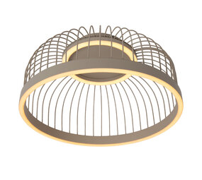 Lucide RIXANNE - Deckenleuchte - Ø 40 cm - LED 3 StepDim - CCT - Taupe | Vibes Lucide RIXANNE - Deckenleuchte - Ø 40 cm - LED 3 StepDim - CCT - Taupe | Vibes