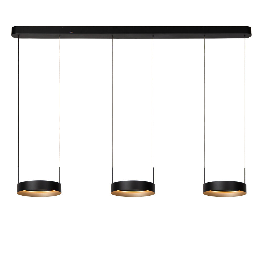 Lucide RADIANT - Hängelampe - LED Dimmb. - CCT - 3x20W 2700K/4000K - Schwarz | Vibes Lucide RADIANT - Hängelampe - LED Dimmb. - CCT - 3x20W 2700K/4000K - Schwarz | Vibes