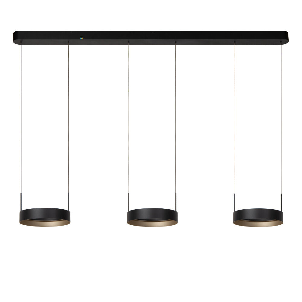 Lucide RADIANT - Hängelampe - LED Dimmb. - CCT - 3x20W 2700K/4000K - Schwarz | Vibes Lucide RADIANT - Hängelampe - LED Dimmb. - CCT - 3x20W 2700K/4000K - Schwarz | Vibes