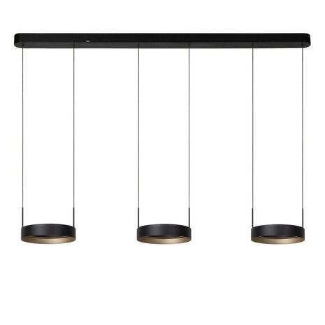 Lucide RADIANT - Hängelampe - LED Dimmb. - CCT - 3x20W 2700K/4000K - Schwarz | Vibes Lucide RADIANT - Hängelampe - LED Dimmb. - CCT - 3x20W 2700K/4000K - Schwarz | Vibes