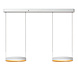 Lucide RADIANT - Pendelleuchte - LED Dimmb. - CCT - 2x38W 2700K/4000K - Weiß | Vibes Lucide RADIANT - Pendelleuchte - LED Dimmb. - CCT - 2x38W 2700K/4000K - Weiß | Vibes
