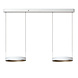 Lucide RADIANT - Pendelleuchte - LED Dimmb. - CCT - 2x38W 2700K/4000K - Weiß | Vibes Lucide RADIANT - Pendelleuchte - LED Dimmb. - CCT - 2x38W 2700K/4000K - Weiß | Vibes