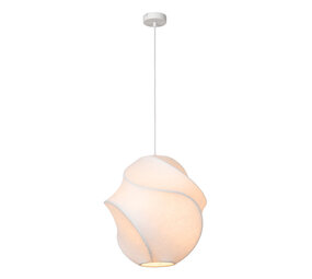 Lucide LA VAGUE - Hängeleuchte - Ø 40 cm - 1xE27 - Weiß | Essential Lucide LA VAGUE - Hängeleuchte - Ø 40 cm - 1xE27 - Weiß | Essential