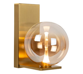 GISELA - Wandlamp - LED Dimb. - 1x5,8W 2400K - Met vervangbare LED-module - Amber | Premium GISELA - Wandlamp - LED Dimb. - 1x5,8W 2400K - Met vervangbare LED-module - Amber | Premium
