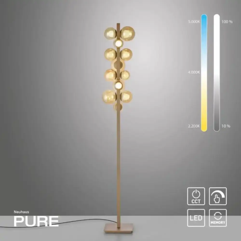 Neuhaus PURE Stehleuchte Popup H 160 cm Champagner Neuhaus PURE Stehleuchte Popup H 160 cm Champagner