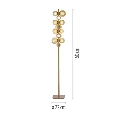 Neuhaus PURE Stehleuchte Popup H 160 cm Champagner Neuhaus PURE Stehleuchte Popup H 160 cm Champagner
