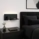 Artdelight Wandleuchte Charge USB links schwarz Artdelight Wandleuchte Charge USB links schwarz