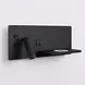 Artdelight Wandleuchte Charge USB links schwarz Artdelight Wandleuchte Charge USB links schwarz