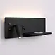 Artdelight Wandleuchte Charge USB links schwarz Artdelight Wandleuchte Charge USB links schwarz