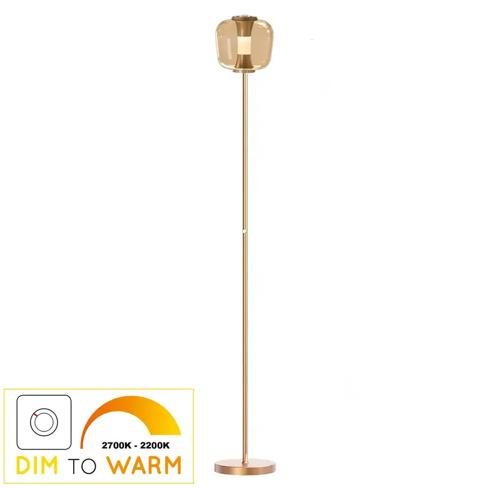 Freelight Stehleuchte Rosa 1-flammig Ø 21 cm amber Freelight Stehleuchte Rosa 1-flammig Ø 21 cm amber