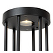 Lucide JACKSON - Sockelleuchte - Solar - Ø 16 cm - LED Dim to warm - 1x2W 2850K/3150K - IP54 - Tag/Nachtsensor - Schwarz