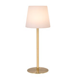 Lucide TYON - Wiederaufladbare Tischleuchte Innen/Außen - Batterie/Batterie - Ø 15 cm - LED Dimb. - 1x2W 2700K - IP65 - Mattes Gold / Messing Lucide TYON - Wiederaufladbare Tischleuchte Innen/Außen - Batterie/Batterie - Ø 15 cm - LED Dimb. - 1x2W 2700K - IP65 - Mattes Gold / Messing