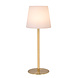 Lucide TYON - Wiederaufladbare Tischleuchte Innen/Außen - Batterie/Batterie - Ø 15 cm - LED Dimb. - 1x2W 2700K - IP65 - Mattes Gold / Messing Lucide TYON - Wiederaufladbare Tischleuchte Innen/Außen - Batterie/Batterie - Ø 15 cm - LED Dimb. - 1x2W 2700K - IP65 - Mattes Gold / Messing
