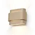 Wandleuchte Metz L 20 cm Gips Champagner