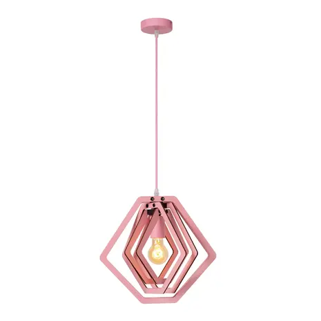 Lucide MAURO – Hängelampe für Kinderzimmer – 1xE27 – Rosa Lucide MAURO – Hängelampe für Kinderzimmer – 1xE27 – Rosa