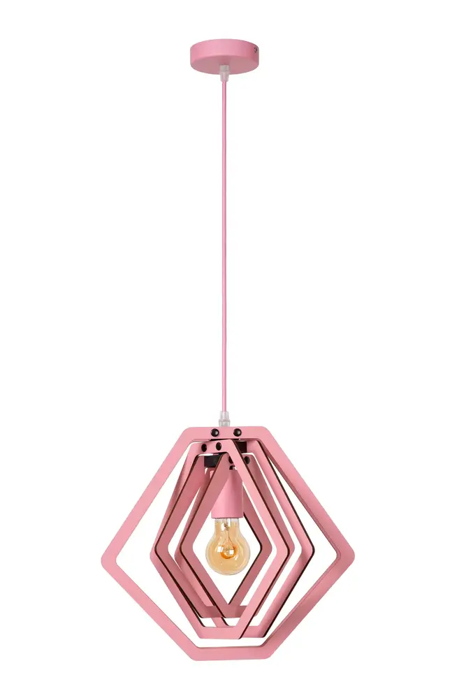 Lucide MAURO – Hängelampe für Kinderzimmer – 1xE27 – Rosa Lucide MAURO – Hängelampe für Kinderzimmer – 1xE27 – Rosa