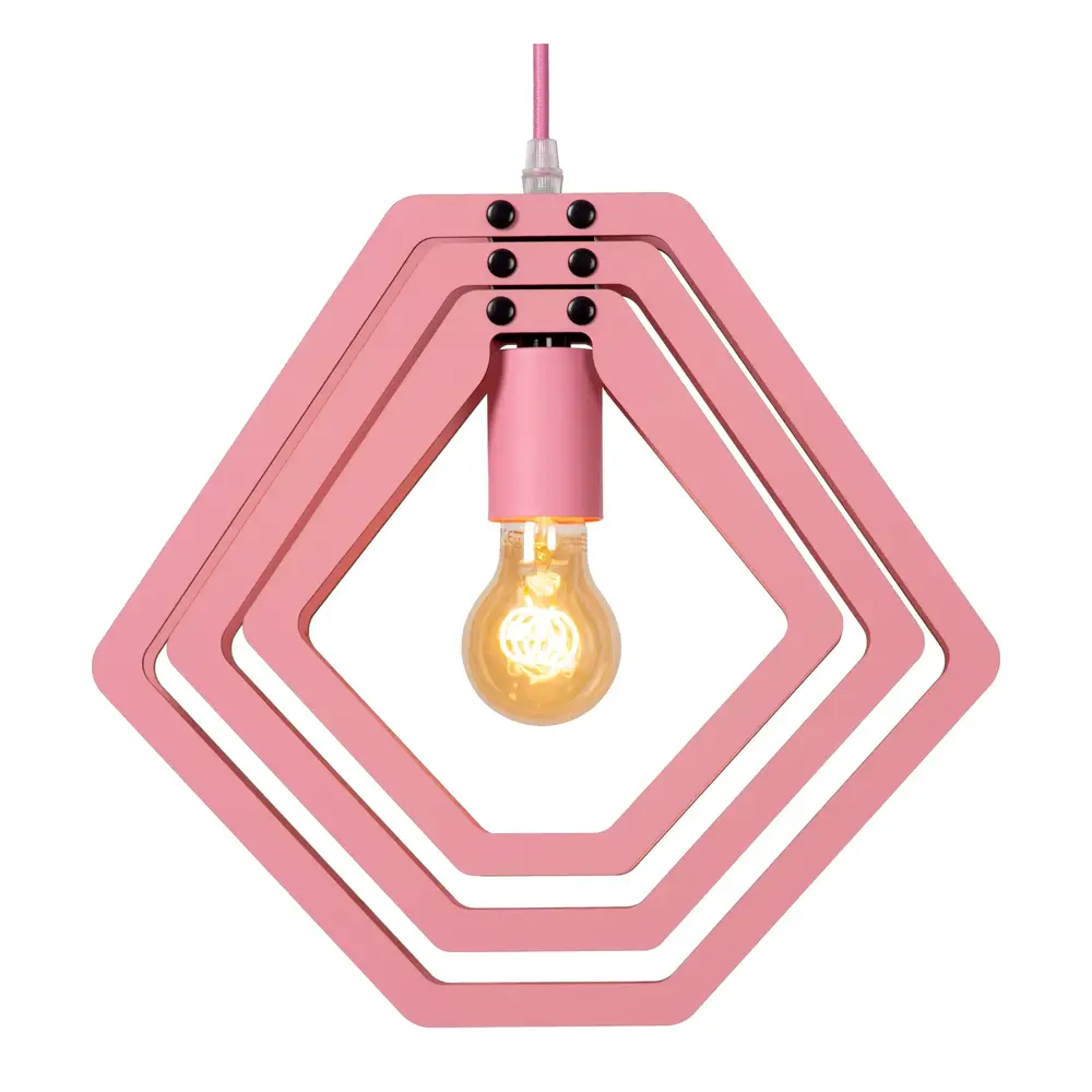Lucide MAURO – Hängelampe für Kinderzimmer – 1xE27 – Rosa Lucide MAURO – Hängelampe für Kinderzimmer – 1xE27 – Rosa