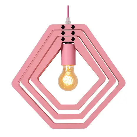 Lucide MAURO – Hängelampe für Kinderzimmer – 1xE27 – Rosa Lucide MAURO – Hängelampe für Kinderzimmer – 1xE27 – Rosa