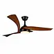 CristalRecord Deckenventilator Enna Ø 137 cm dunkles Holz schwarz CristalRecord Deckenventilator Enna Ø 137 cm dunkles Holz schwarz