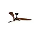 CristalRecord Deckenventilator Enna Ø 137 cm dunkles Holz schwarz CristalRecord Deckenventilator Enna Ø 137 cm dunkles Holz schwarz