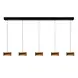Highlight Pendelleuchte Mini Enzo 5-flammig L 120 cm schwarz Highlight Pendelleuchte Mini Enzo 5-flammig L 120 cm schwarz