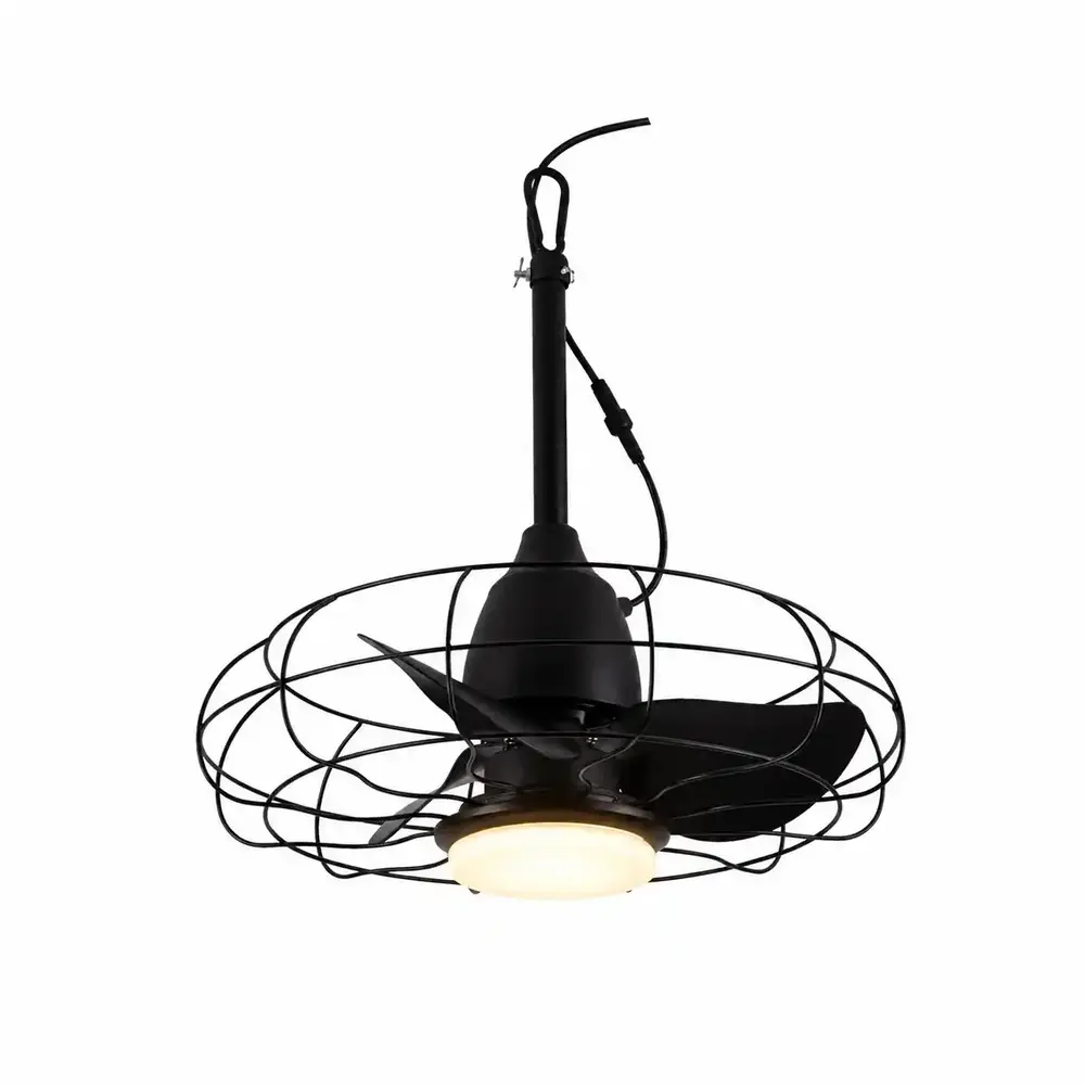 CristalRecord Plafondventilator Freshfan Ø 50 cm outdoor IP65 zwart