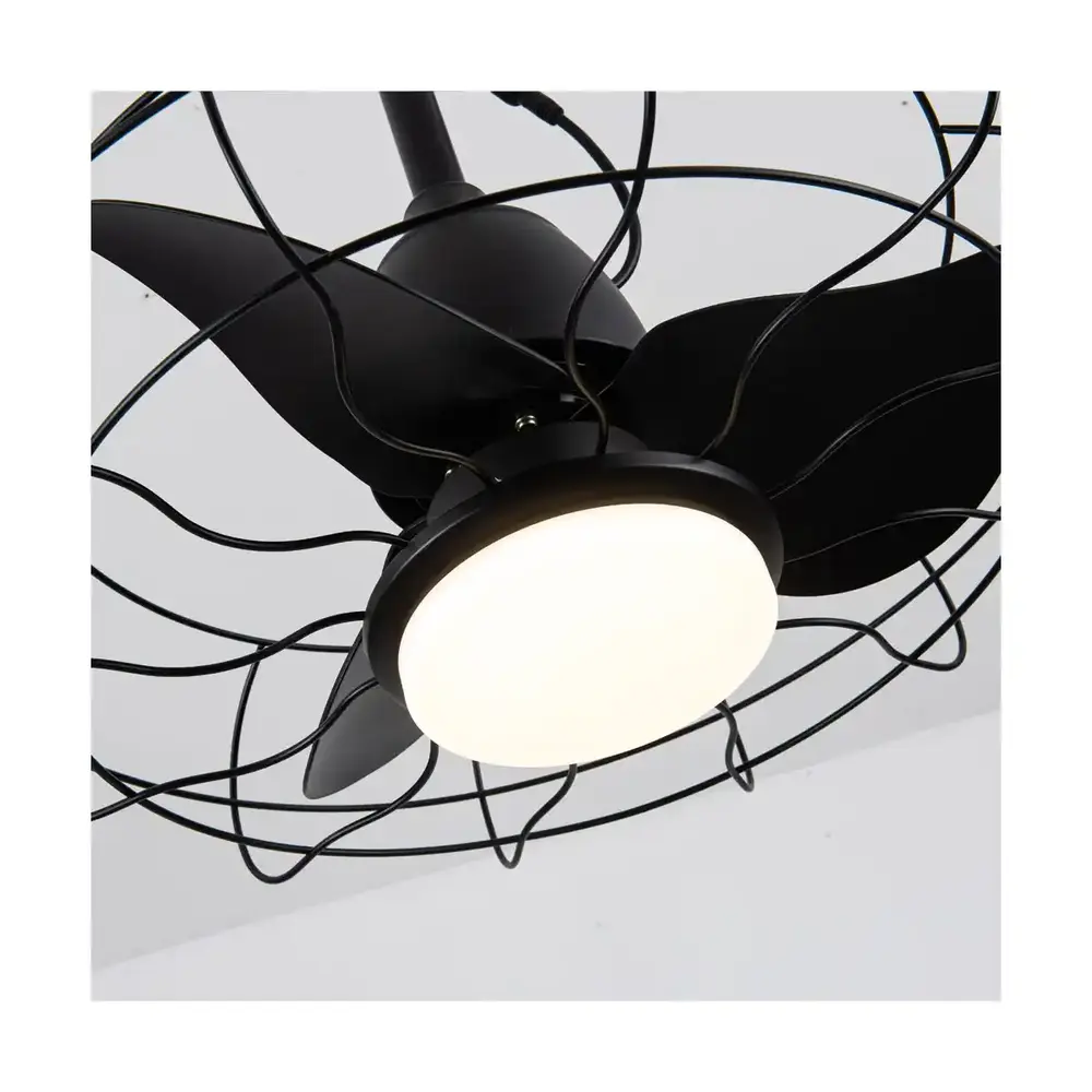 CristalRecord Deckenventilator Freshfan Ø 50 cm Outdoor IP65 schwarz