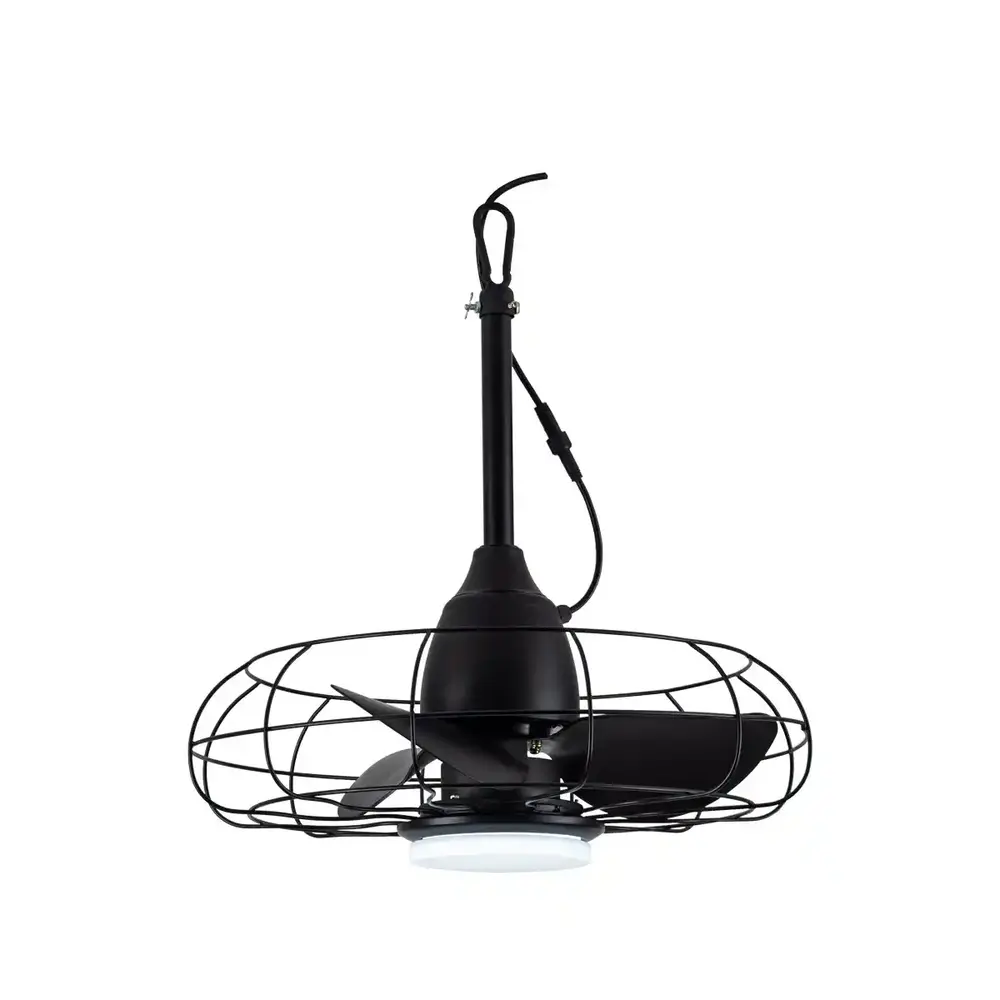 CristalRecord Plafondventilator Freshfan Ø 50 cm outdoor IP65 zwart