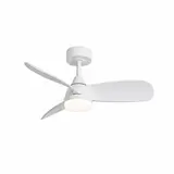 CristalRecord Deckenventilator Bryan Ø 92 cm weiß
