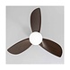 CristalRecord Deckenventilator Bryan Ø 92 cm Holz schwarz