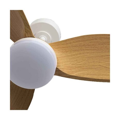 CristalRecord Plafondventilator Bryan Ø 92 cm hout wit
