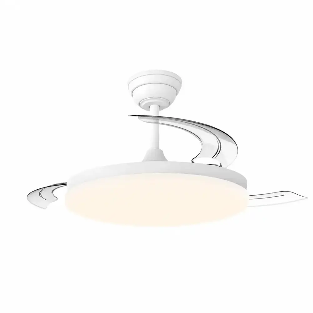 CristalRecord Plafondventilator Milky Eco Ø 106 cm wit