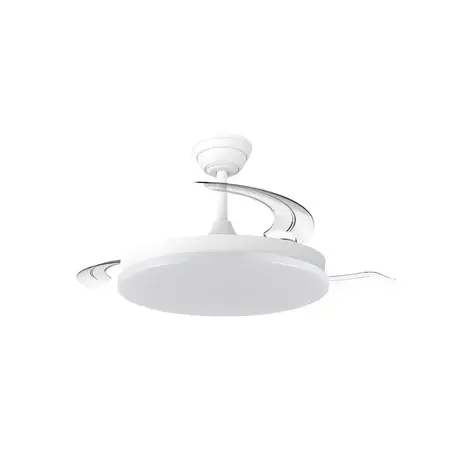 CristalRecord Plafondventilator Milky Eco Ø 106 cm wit