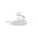 CristalRecord Plafondventilator Milky Eco Ø 106 cm wit