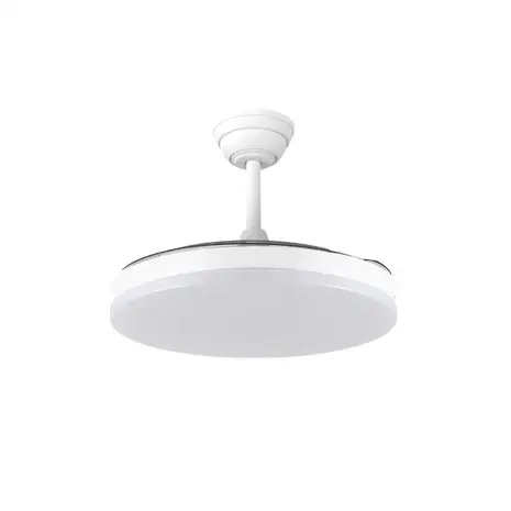 CristalRecord Plafondventilator Milky Eco Ø 106 cm wit