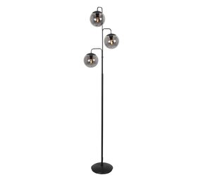 Steinhauer Stehleuchte Bollique 3-flammig H 172 cm schwarz