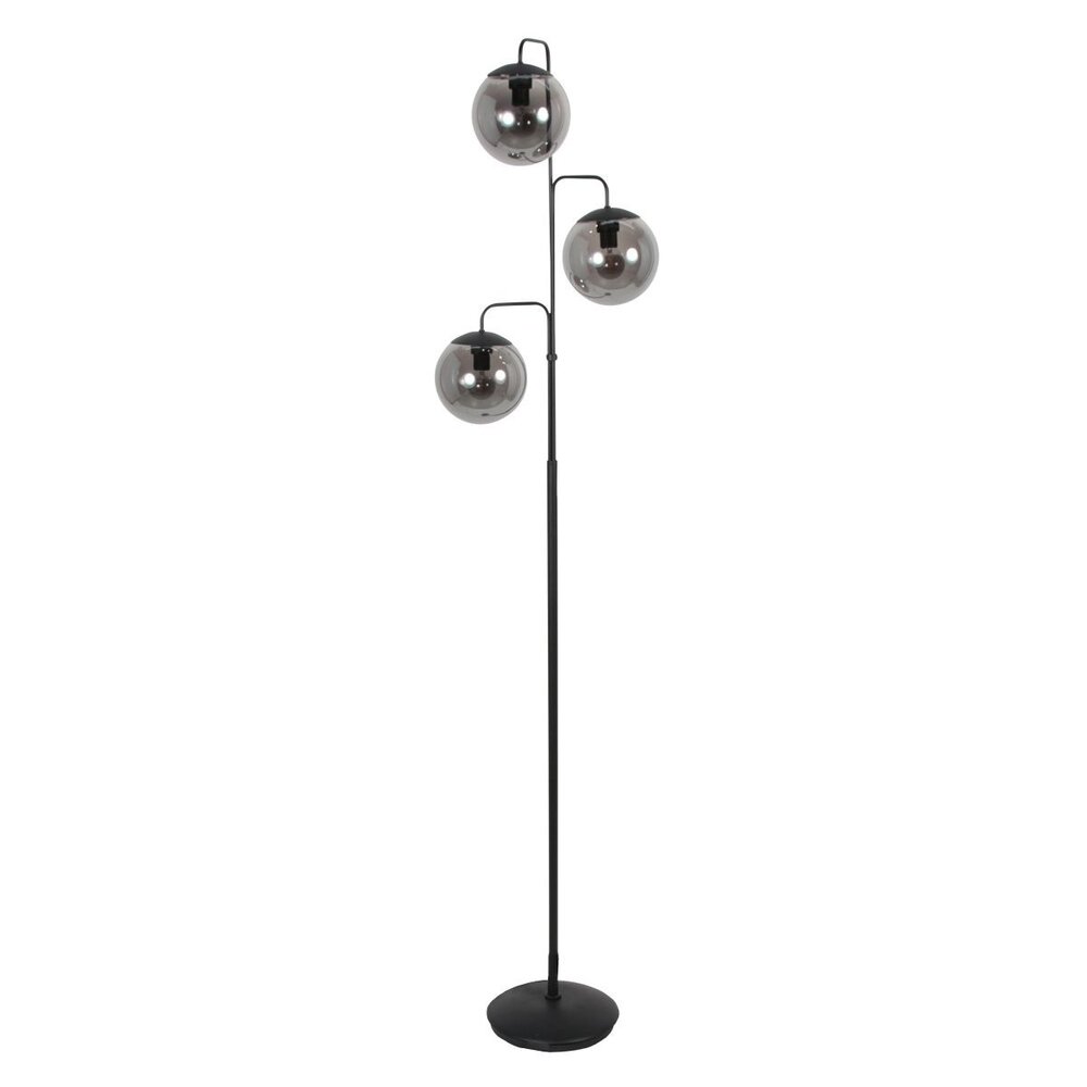 Steinhauer Stehleuchte Bollique 3-flammig H 172 cm schwarz