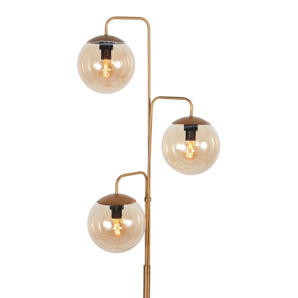Steinhauer Stehleuchte Bollique 3-flammig H 172 cm bronze