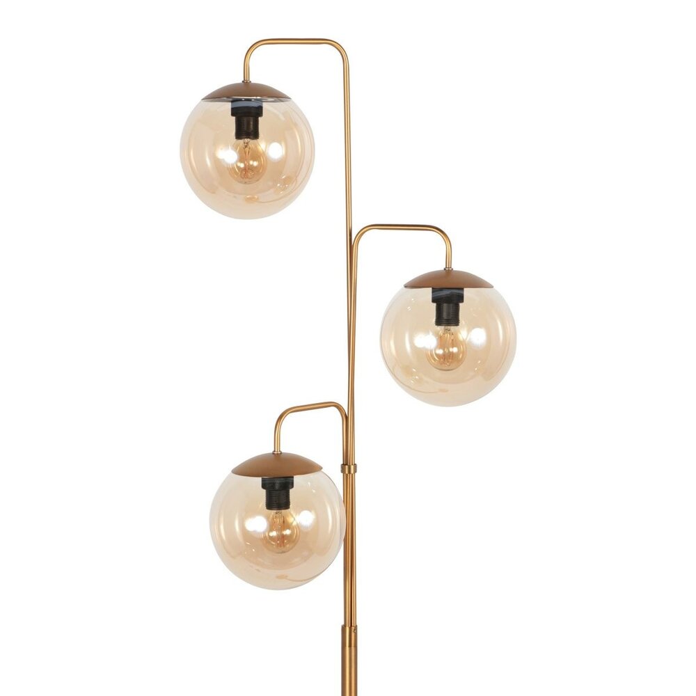 Steinhauer Stehleuchte Bollique 3-flammig H 172 cm bronze