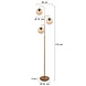 Steinhauer Stehleuchte Bollique 3-flammig H 172 cm bronze