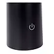 Lucide JIVE - Wiederaufladbare Tischleuchte Innen/Außen - Batterie/Batterie - Ø 13,7 cm - LED Dimb. - CCT - 1x3W 2800K/6500K - IP44 - Schwarz